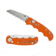 Spyderco Autonomy Automatic Folding Knife, 3.7in, H-1 Steel, Drop Point Blade, G-10, Orange Handle, C165GSOR