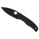 Spyderco Bodacious Folding Knife, 3.66in, CPM-S30V, Black Matte Finish, Leaf Blade, Black Handle, SPY-C263GPBK