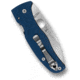 Spyderco Bodacious CPM SPY27 3.63in Folding Knife, Satin Finish, Silver, Blue G-10 Handle, C263GPCBL