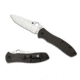 Spyderco Bradley Folder 2 CF/G-10 Laminate Plain Edge Folding Knife C134CFP2