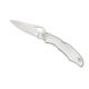 Byrd by Spyderco Cara Cara 2 Folding Knife, 95 mm, Stainless Steel Plain Blade, Stainless Steel Handle, BY03P2