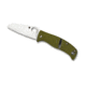 Spyderco Caribbean Folding Knife, 3.7in, LC200N, Spyder, Drop Point Blade, G-10, Black/Yellow Handle, C217GPSF