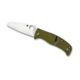 Spyderco Caribbean Folding Knife, 3.7in, LC200N, Spyder, Drop Point Blade, G-10, Black/Yellow Handle, C217GPSF
