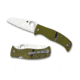Spyderco Caribbean Folding Knife, 3.7in, LC200N, Spyder, Drop Point Blade, G-10, Black/Yellow Handle, C217GPSF