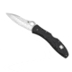 Spyderco Centofante 3 Folding Knife, 3.14in, VG-10, Drop Point, FE Blade, FRN Black Handle, C66PBK3