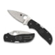 Spyderco Chaparral Folding Knife, 2.8in, CTS XHP, Serrated Leaf Blade, FRN Black Handle, C152SGY