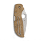 Spyderco Chaparral Folding Knife, 2.80in, CTS XHP, Leaf Blade, Birdseye Maple, Wood Handle, C152WDP