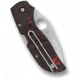 Spyderco Chaparral Red Fatcarbon Carbon Fiber 2.8in Folding Knife, Satin Finish, Silver, Red Fatcarbon Carbon Fiber Grips, C152CFRDP