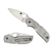 Spyderco Chaparral2 Titanium PlainEdge Knife C152TIP