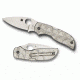 Spyderco Chaparral3 Stepped Titanium Folding Knife w/ CTS-XHP Plain Edge Blade C152STIP