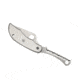 Spyderco ClipiTool Folding Knife, 2.01in, 8Cr13MoV, Clip Point Plain/Serrated Blade, Stainless Steel, Silver Handle, C176P&amp;S