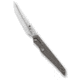 Spyderco Cobol Folding Knife, 3.63in, M390, Hawkbill Blade, Plain Edge, Satin Finish, Gray Titanium Handle, C273TIP