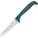 Spyderco Counter Critter Kitchen Knife, 4in, 7Cr17, Drop Point Plain Blade, Plastic Blue Handle, K21PBL