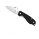 Spyderco Crow 2 G-10 Plain Edge Folding Knife, Black BY09GP2