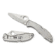 Spyderco Delica 4 Pocket Folding Knife, 2.88 in, VG-10 Plain Blade, Steel Handle, C11P