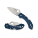 Spyderco Dragonfly 2 Folding Knife, 2.28in, CPM SPY27, Modified Clip, Satin, FRN Blue Handle, 716104000364