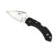 Spyderco Dragonfly 2 Lightweight Folding Knife, 2.313in, VG-10 Plain, Leaf Blade, FRN, Black Handle, C28PBK2