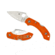 Spyderco Dragonfly 2 Lightweight Folding Knife, 2.313in, VG-10, Plain Leaf Blade, Orange FRN Handle, C28POR2