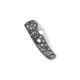 Spyderco Edgerati Folding Knife, 3.57in, CPM S30V, Satin, Clip Point, Aluminum, Silver Handle, 716104017959
