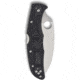 Spyderco Endura 4 Folding Knife, 3.8in, VG-10, Flat Ground Wharncliffe Plainedge, FRN Black Handle, C10FPWCBK