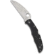 Spyderco Endura 4 Folding Knife, 3.8in, VG-10, Flat Ground Wharncliffe Plainedge, FRN Black Handle, C10FPWCBK