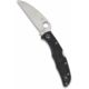 Spyderco Endura 4 Folding Knife, 3.8in, VG-10, Flat Ground Wharncliffe Plainedge, FRN Black Handle, C10FPWCBK