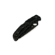 Spyderco Endura 4 Lightweight Folding Knife, 3.8in, VG-10, Partially Serrated Drop Point Blade, Black Blade, Black FRN Handle, C10PSBBK