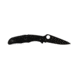 Spyderco Endura 4 Lightweight Folding Knife, 3.8in, VG-10, Partially Serrated Drop Point Blade, Black Blade, Black FRN Handle, C10PSBBK