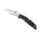 Spyderco Endura 4 Lightweight Folding Knife, 3.8in, VG-10, Partially Serrated Drop Point Blade, FRN Black Handle, C10PSBK