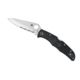 Spyderco Endura 4 Lightweight Folding Knife, 3.8in, VG-10, Partially Serrated Drop Point Blade, FRN Black Handle, C10PSBK