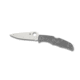 Spyderco Endura 4 Lightweight Folding Knife, 3.8in, VG-10, Drop Point, Full-Flat Grind, Plain Edge, Satin Finish, FRN Gray Handle, C10FPGY