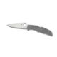 Spyderco Endura 4 Lightweight Folding Knife, 3.8in, VG-10, Drop Point, Full-Flat Grind, Plain Edge, Satin Finish, FRN Gray Handle, C10FPGY