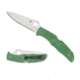 Spyderco Endura 4 Lightweight Folding Knife, 3.8in, VG-10, Drop Point Blade, Full-Flat Grind, Satin Finish, FRN Green Handle, C10FPGR