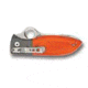 Spyderco Firefly Folding Knife,2.74in VG10 PlainEdge Blade,Orange Handle C184GPOR