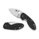 Spyderco Insistent Plain Edge Folding Knife, 2.48in, G-10, Tip-Up, Black, C246GP