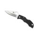 Spyderco Ladybug 3 Folding Knife, 1.9in, VG-10, Clip Point, FRN Black Handle, LBKP3
