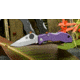Spyderco Ladybug 3 Folding Knife, 1.9in, VG-10, Clip Point Blade, Purple FRN Handle, LPRP3