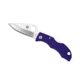 Spyderco Ladybug 3 Folding Knife, 1.9in, VG-10, Clip Point Blade, Purple FRN Handle, LPRP3