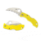 Spyderco Ladybug3 Salt Yellow FRN Handle, H-1 Hawkbill Fold Knife LYLS3HB