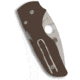 Spyderco Lil' Native Sprint Folding Knife, 2.42in, CPM 15V, Leaf Blade, G-10, Brown Handle, C230GPBN15V