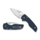 Spyderco Lil' Native Folding Knife, 2.42in, CPM SPY27, Leaf Blade, G10, Blue Handle, C230GPCBL