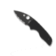 Spyderco Lil' Native Folding Knife, 2.42in, CPM S30V, Leaf Blade, SpyderEdge, G-10, Black Handle C230GSBBK