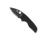 Spyderco Lil' Native Folding Knife, 2.42in, CPM S30V, Leaf Blade, SpyderEdge, G-10, Black Handle C230GSBBK