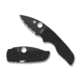 Spyderco Lil' Native Folding Knife, 2.42in, CPM S30V, Leaf Blade, SpyderEdge, G-10, Black Handle C230GSBBK