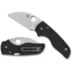 Spyderco Lil' Native Wharncliffe Folding Knife, 2.44in, CPM S30V, Satin Plain Blade, Black G-10 Handle, C230GPWC