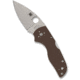 Spyderco Lil Native Mid Backlock Sprint Folding Knife, 2.42in, CPM 15V, G-10, Brown Handle, C230MBGPBN15V