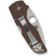 Spyderco Lil Native Mid Backlock Sprint Folding Knife, 2.42in, CPM 15V, G-10, Brown Handle, C230MBGPBN15V