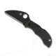 Spyderco Manbug Folding Knife, 1.97 in, VG-10 Stainless Steel, Black Blade, Wharncliffe Blade, FRN Black Handle, MBKWPBK