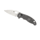 Spyderco Manix 2 Folding Knife, 3.37in, Maxamet, Drop Point, Gray Handle, C101PGY2