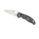 Spyderco Manix 2 Folding Knife, 3.37in, Maxamet, Drop Point, Gray Handle, C101PGY2